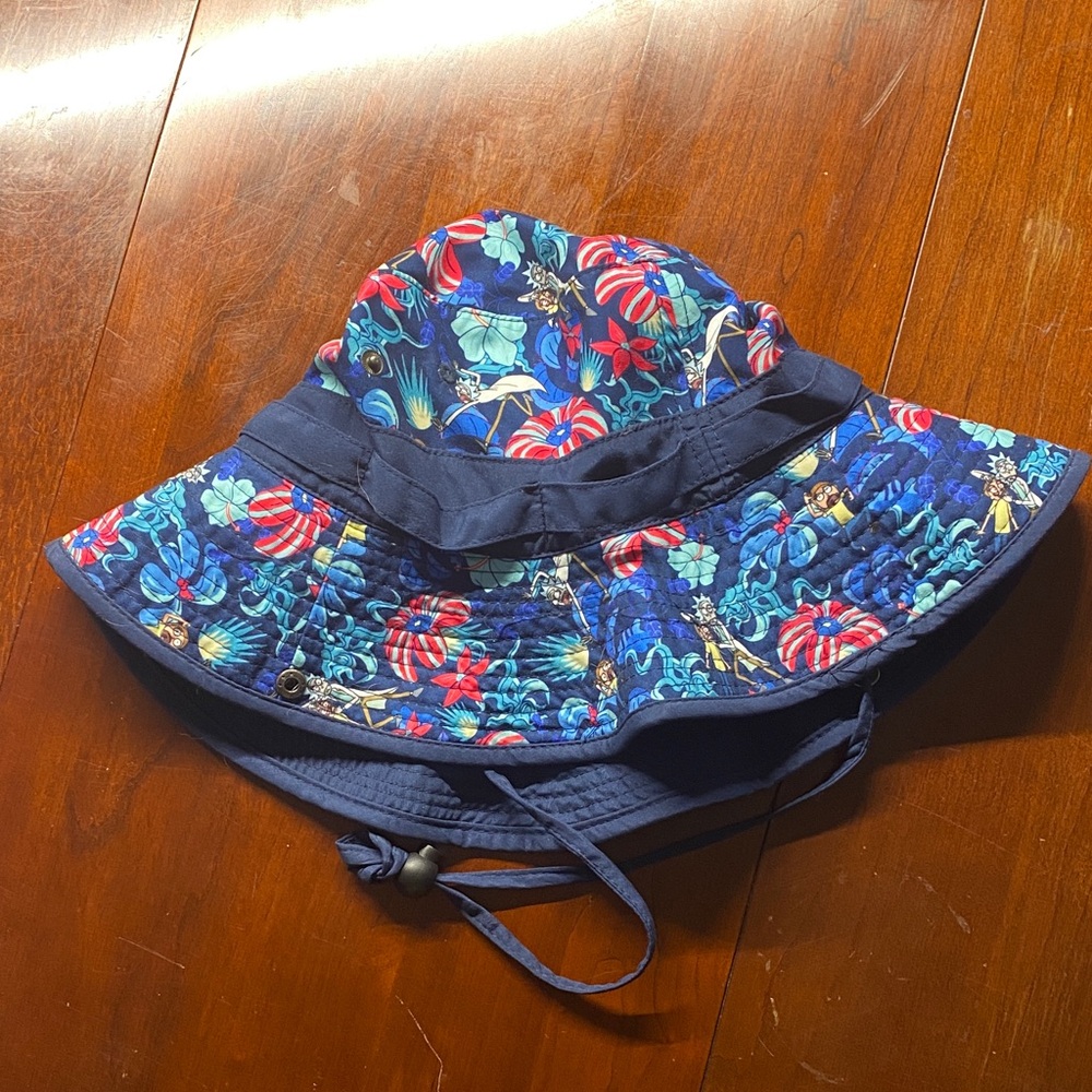 Rick and Morty Blue Bucket Hat